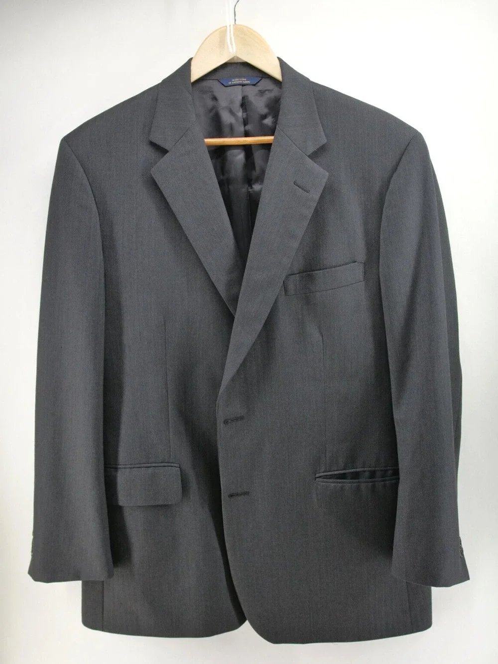Brooks Brothers 1818 madison‎ saxxon size 43R 38W Dark Gray wool blazer